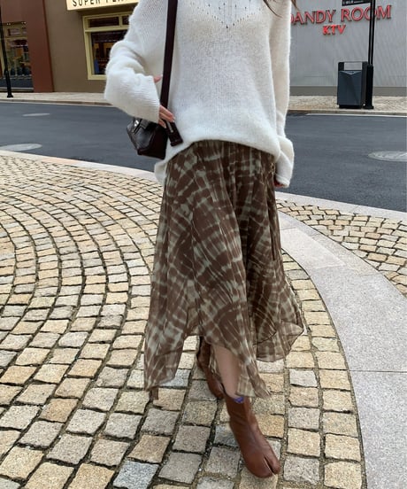 irregular design skirt　hm2559