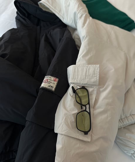 label pullover jacket / 2color　hm1891