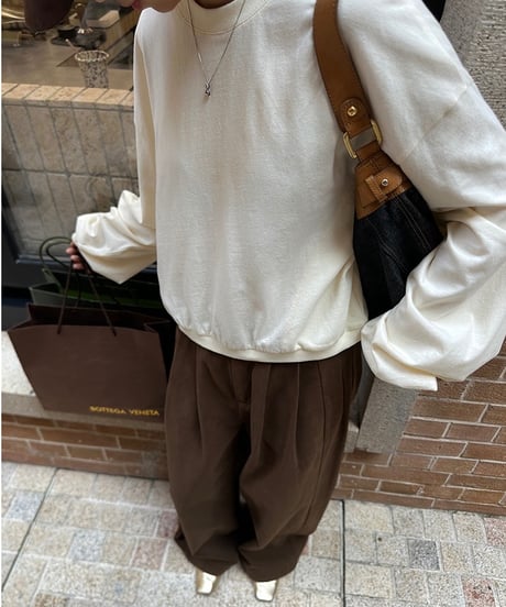 loose casual sweatshirt / 2color　hm1701