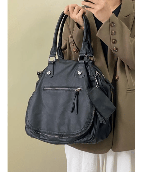 vintage boston bag / 4color　hm2744
