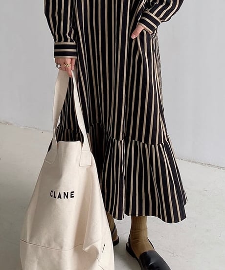 classical striped dress　hm1657