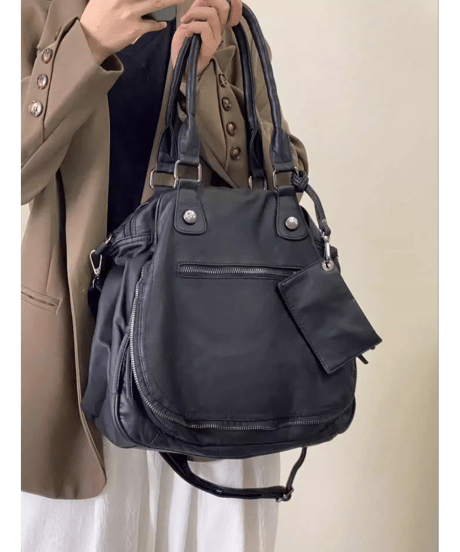 vintage boston bag / 4color　hm2744