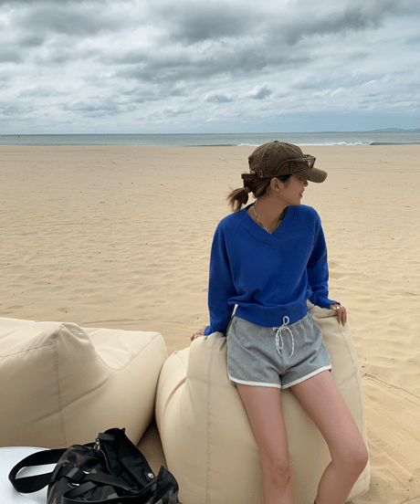 pullover sweat trainers / 2color　hm1342