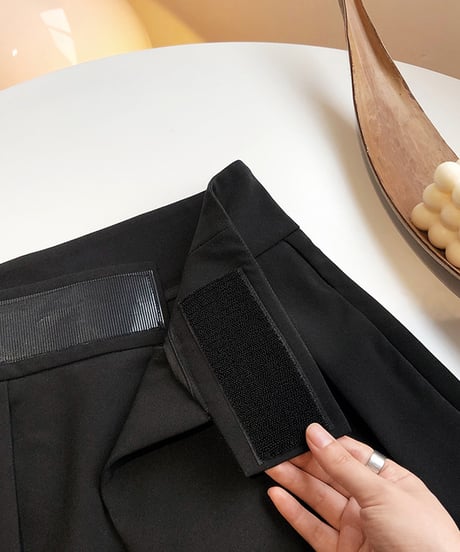 wide tucked pants / 2color　hm1671