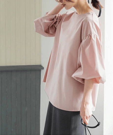 volume sleeve top / 7color　hm2952