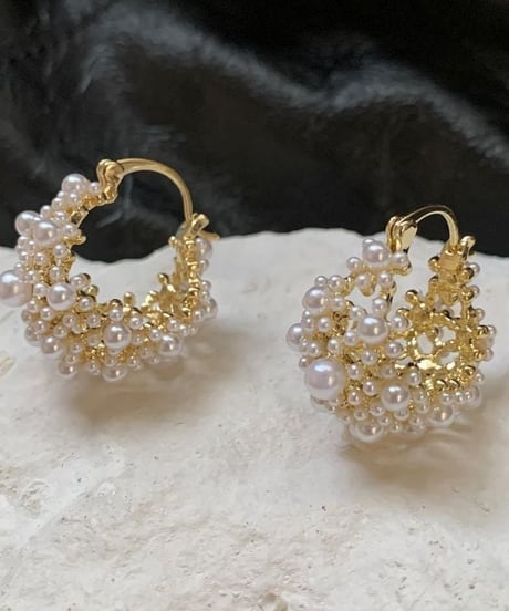 pearl hoop pierce　hm2318