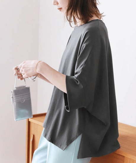 side slit top / 8color　hm2953