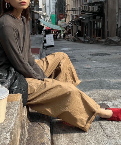 wide-leg harem pants / 2color　hm1242