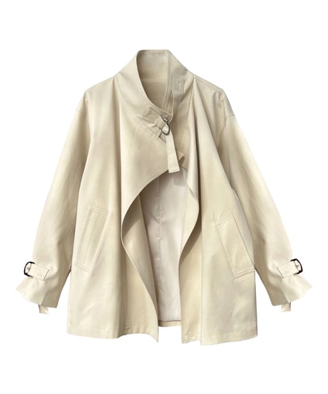 asymmetrical jacket / 2color　hm2057