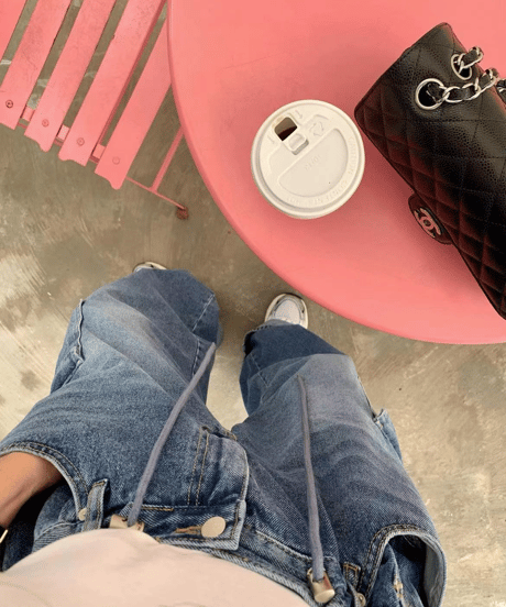 cargo denim pants　hm2865