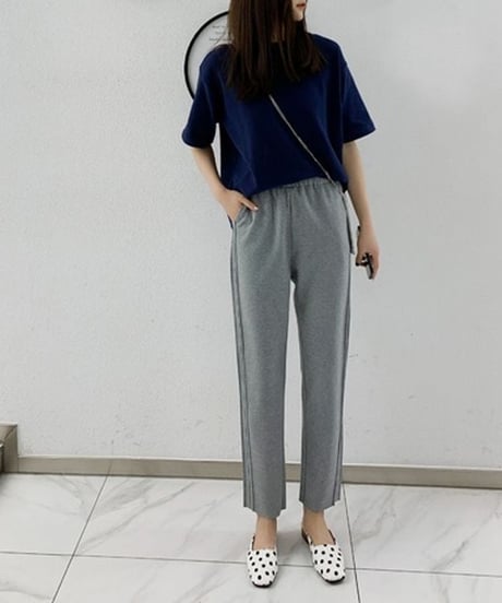 sideline tapered pants / 2color　hm1860