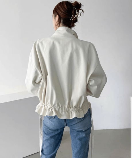 stand collar jacket / 3color　hm2841