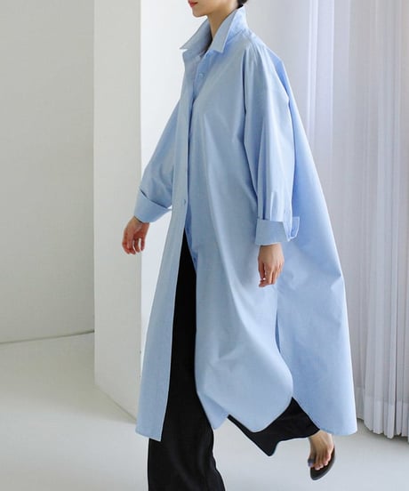 long shirt dress / 2color　hm2146