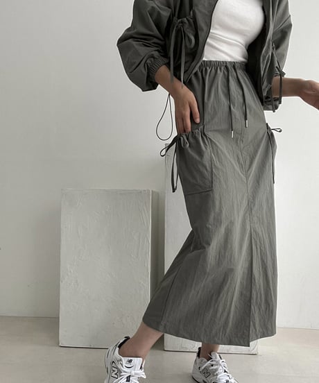 blouson & skirt set-up / 2color　hm2833