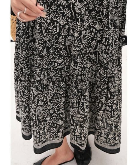 relax pattern dress　hm2322