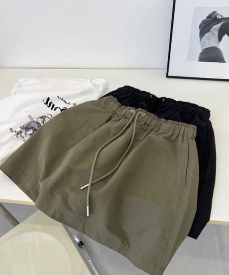 a-line mini skirt / 2color　hm1248