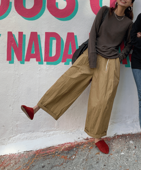 wide-leg harem pants / 2color　hm1242