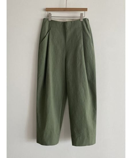 cropped tuck pants / 4color　hm2271