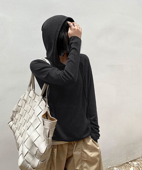 hoodie sweat top / 2color　hm1007