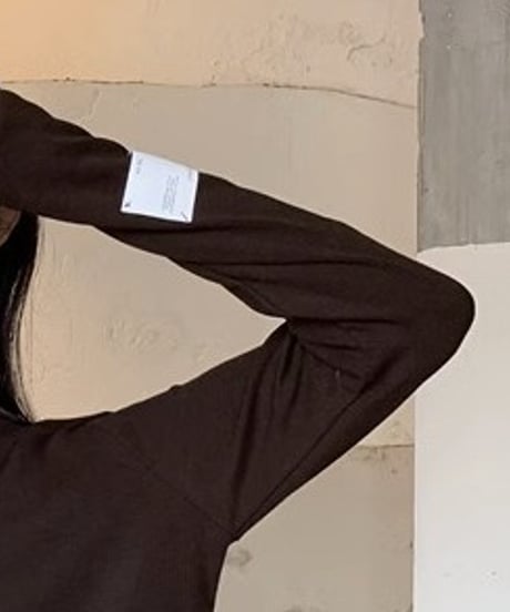 sleeve tag top  / 4color　hm1798