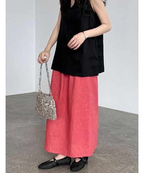 back slit skirt / 4color　hm2320