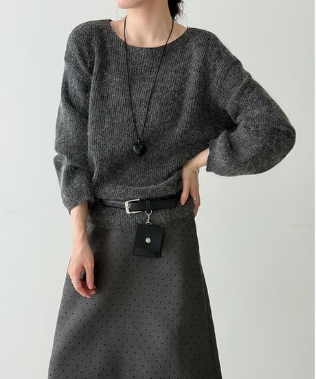 soft knit top / 4color　hm2763