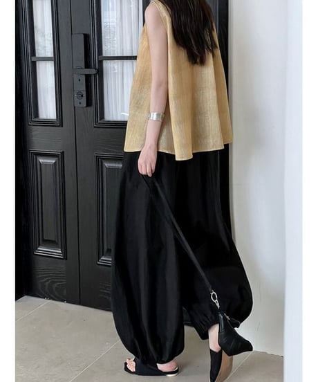 switching balloon pants / 2color　hm2236