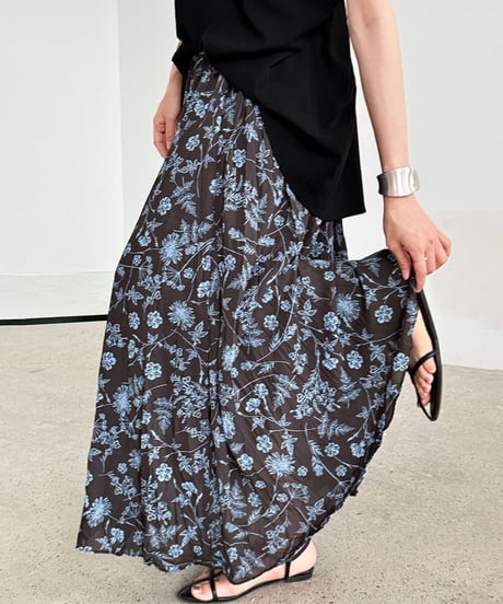 bloom maxi skirt / 2color　hm2229
