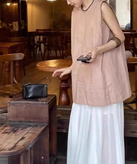 chic backless top / 4color　hm2476