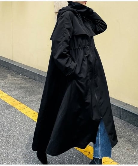 oversized a-line coat　hm1837