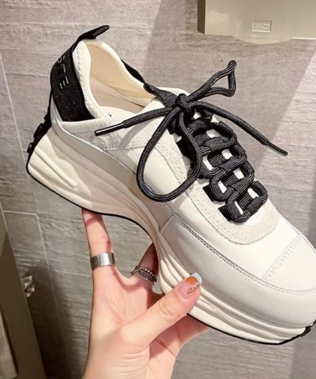 bicolor sneakers / 2color　hm1982