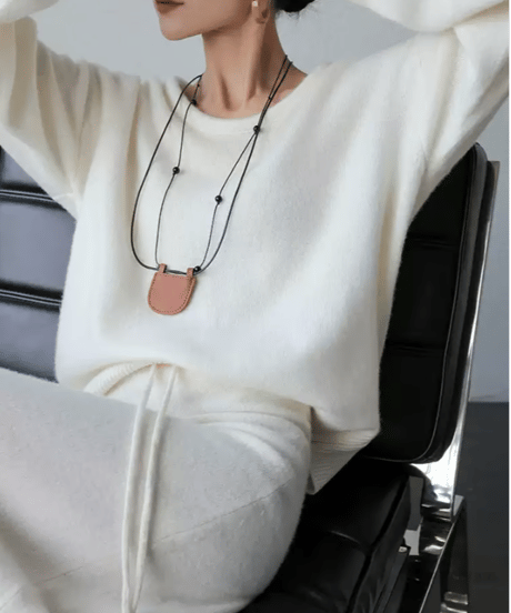knit top & skirt setup / 2color　hm1845