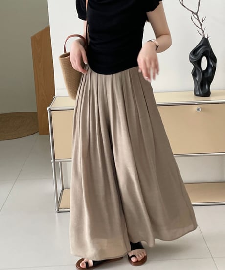 elegant wide pants / 3color 　hm1635