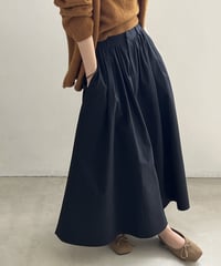a-line gathered skirt　hm1741