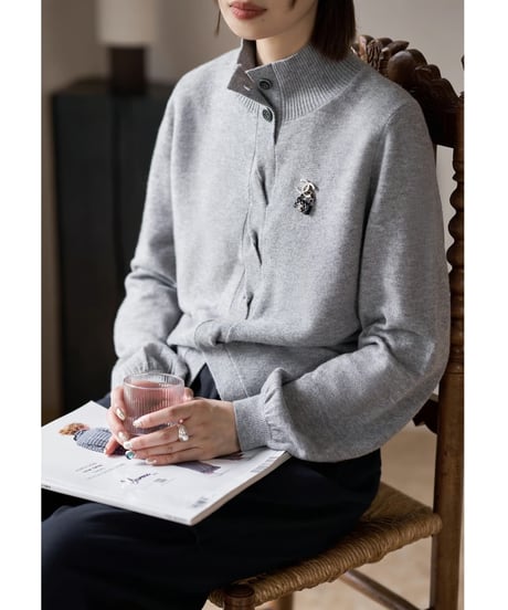 puff sleeve knit / 3color　hm2551
