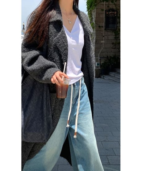 loose long knit cardigan　hm1883