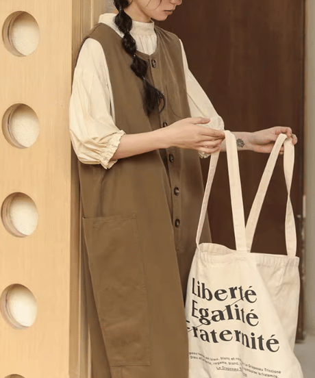 loose overalls ＆ blouse　hm2556
