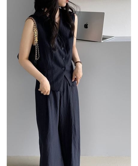sleeveless set-up / 2color　hm2307