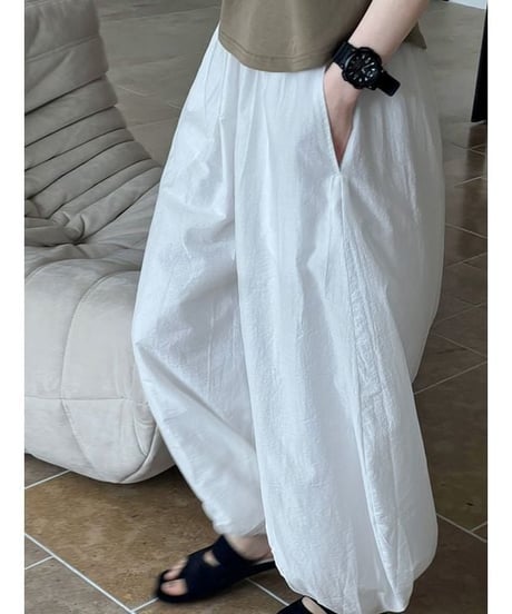 switching balloon pants / 2color　hm2236