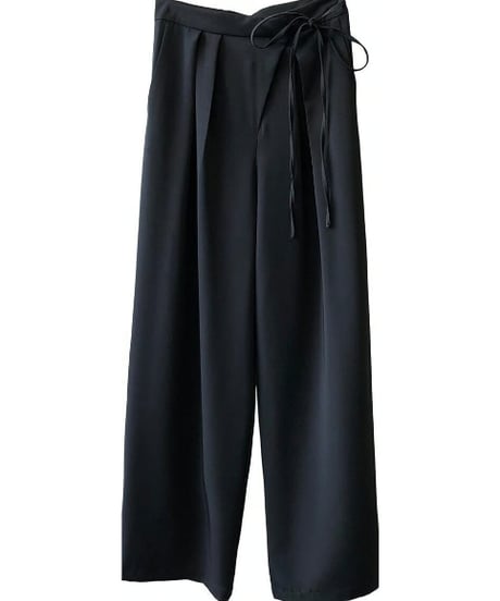 tie-waist wide pants / 2color　hm2444