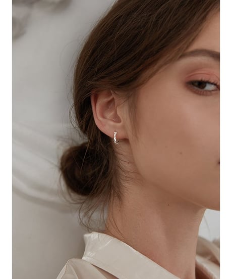 minimal hoop pierce / 2color　hm2376