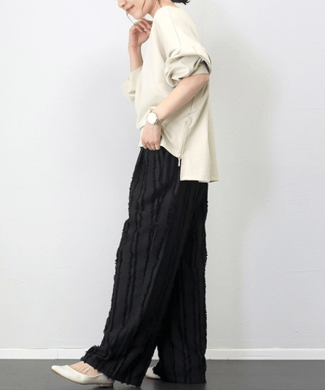 side zipper pullover / 4color　hm2647