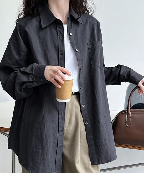 boyfriend loose shirt / 2color　hm2013