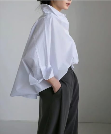 box sleeve cape shirt　hm2533