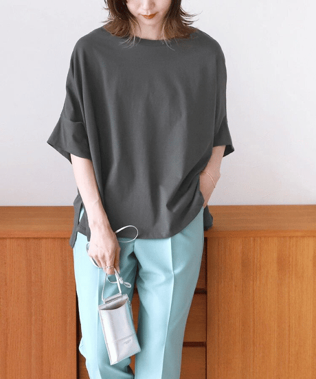 side slit top / 8color　hm2953