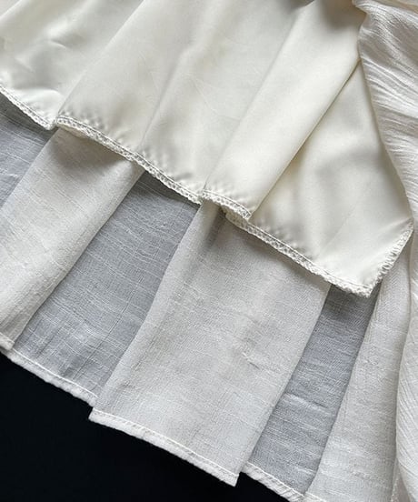 tiered flare skirt / 4color　hm2233