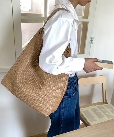 woven shoulder bag / 5color　hm2751