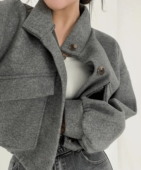 cropped tailored jacket / 4color　hm2750