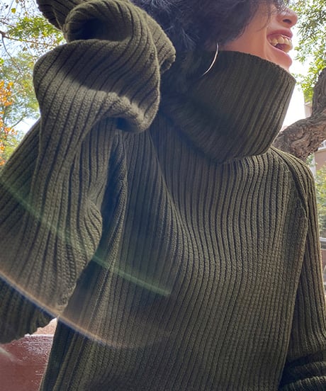 turtleneck sweater / 2color　hm1010