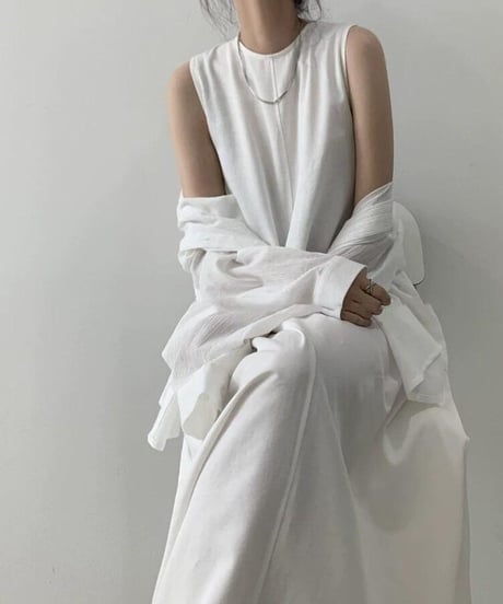 minimalist swing dress / 2color　hm2461